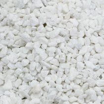 Dekoracyjny granulat biały kamienie dekoracyjne 2mm - 3mm 2kg