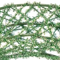 Produkt Zielony dekoracyjny wianek z siatki drucianej do projektów DIY, 19 cm, 2 sztuki