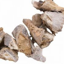 Wianek dekoracyjny naturalny korzeń drewno deco natura biały Ø26cm