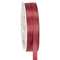Produkt Wstążka dekoracyjna wąska tafta Bordeaux 10mm 50m