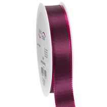 Produkt Wstążka prezentowa, fioletowa wstążka z tafty, elegancko błyszcząca, szerokość 25 mm, długość 50 m