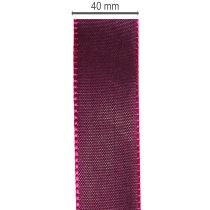 Produkt Wstążka prezentowa, fioletowa wstążka z tafty, elegancko błyszcząca, szerokość 25 mm, długość 50 m