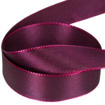 Produkt Wstążka prezentowa, fioletowa wstążka z tafty, elegancko błyszcząca, szerokość 25 mm, długość 50 m