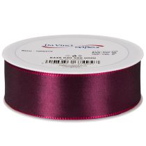 Produkt Wstążka prezentowa, fioletowa wstążka z tafty, elegancko błyszcząca, szerokość 25 mm, długość 50 m