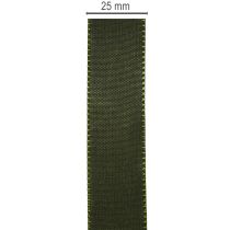 Produkt Wstążka dekoracyjna, błyszcząca taftowa wstążka do dekoracji, szerokość 25mm, długość 50m