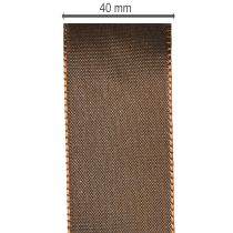 Produkt Szeroka wstążka prezentowa z tafty, elegancka i błyszcząca, 40 mm x 50 m