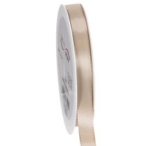 Produkt Wstążka dekoracyjna satynowa tafta beżowa 15mm 50m