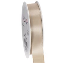 Produkt Wstążka dekoracyjna satynowa beżowa tafta 25mm 50m