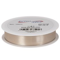 Produkt Wstążka dekoracyjna satynowa beżowa tafta 25mm 50m
