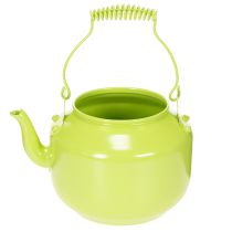 Produkt Dekoracyjny czajniczek jako wazon na kwiaty, nostalgiczny styl retro