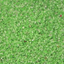 Produkt Piasek dekoracyjny zielony neonowy piasek kolorowy 0,5mm neonowy zielony 1kg