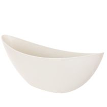Produkt Miska dekoracyjna beżowa 55,5cm x 14cm wys. 17,5cm 1 szt.