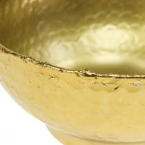 Dekoracyjna miska metalowa Vintage miska złota Metalowa miska Ø16cm
