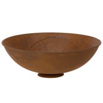 Produkt Dekoracyjna metalowa miska, rdzawa, dekoracja vintage, Ø34cm, wys. 12cm