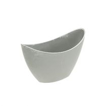 Produkt Miska dekoracyjna plastikowa szara 20cm x 9cm wys. 11,5cm 1 szt
