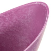 Produkt Miska dekoracyjna plastikowa różowa 20cm x 9cm wys. 11,5cm 1 szt.