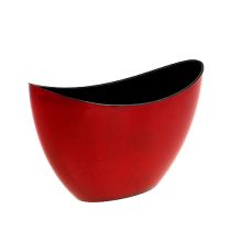 Produkt Miska dekoracyjna plastikowa czerwono-czarna 24cm x 10cm x 14cm 1 szt
