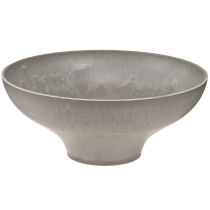 Produkt Miska dekoracyjna z podstawą, okrągła, szara, Ø19cm, wys.8cm