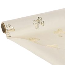 Produkt Bieżnik, tkanina dekoracyjna, wzór, szerokie kokardy, 35x120cm, 2 sztuki