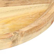 Produkt Taca dekoracyjna talerz dekoracyjny wykonany z naturalnego drewna akacjowego Ø20cm