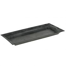 Produkt Taca dekoracyjna marmurkowa antracytowa 36x17cm 6szt