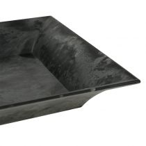 Produkt Taca dekoracyjna marmurkowa antracytowa 36x17cm 6szt