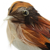 Ptaszki ozdobne 9cm na druciku 16szt