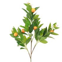 Produkt Dekoracyjna gałązka pomarańczy i kwiaty Sztuczna gałązka pomarańczy 78cm