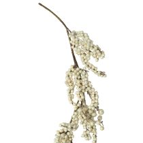 Produkt Girlanda zimowa z gałązek śnieżynek kremowa 130cm
