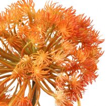 Ozdobna gałązka sztuczna gałązka jesienna dekoracja 2 kwiatostany pomarańczowe 82cm