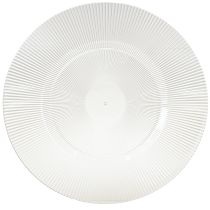 Produkt Talerz dekoracyjny z rowkami talerz plastikowy talerz plastikowy przezroczysty Ø33cm