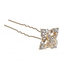 Produkt Ozdoba ślubna igła diamentowa złota 7cm 9 szt