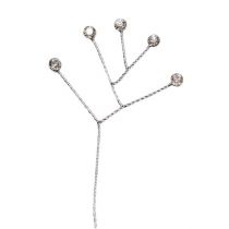Produkt Nić diamentowa przezroczysta błyszcząca 10cm 12 sztuk