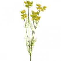 Żółty koperek Sztuczna roślina ziołowa Koperek do dekoracji L80cm