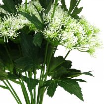 Produkt Koper kwitnący, sztuczne zioła, roślina ozdobna zielony, biały 49cm 9szt