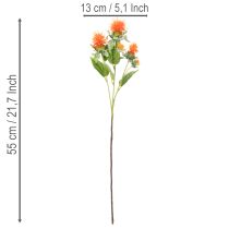Produkt Sztuczny krokosz pomarańczowy jako sztuczny kwiat do wazonów i dekoracji, 55 cm, 4 sztuki