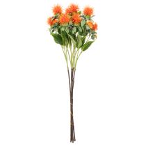 Produkt Sztuczny krokosz pomarańczowy jako sztuczny kwiat do wazonów i dekoracji, 55 cm, 4 sztuki