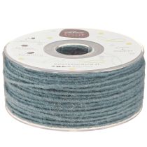 Produkt Knot sznurek wełniany filcowy sznur niebieskoszary Ø3mm 100m