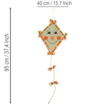Produkt Dekoracyjny smok z twarzą i zawieszką, dekoracja jesienna, 40 cm, 2 sztuki