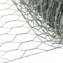 Hexagonal Braid Wire Silver Galvanised Rabbit Wire 50cm×10m