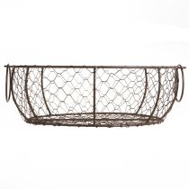 Produkt Miska druciana z uchwytem brązowa Ø35/30/25cm zestaw 3 szt.