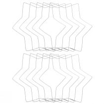 Produkt Druciana gwiazda-fala gwiazdki z drutu do wianków 30cm 10 szt