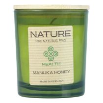 Produkt Świeca zapachowa w szklanej świecy z naturalnego wosku Manuka Honey 85×70mm