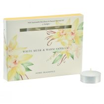 Produkt Świece zapachowe podgrzewacze waniliowe białe piżmo Ø3,5cm 12szt