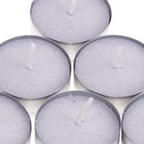Świece zapachowe lawenda mimoza, tealighty zapachowe Ø3,5 cm W1,5 cm 18 sztuk