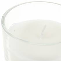 Świeca zapachowa w szkle Vanilla White Ø8cm H10,5cm