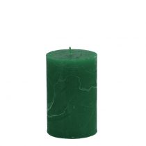 Produkt Świece jednokolorowe ciemnozielone 60x100mm 4 szt