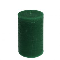 Produkt Świece jednokolorowe ciemnozielone 85x150mm 2 szt