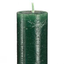 Produkt Świece jednokolorowe ciemnozielone świece w sztyfcie 34x300mm 4 szt