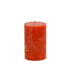Produkt Świece jednokolorowe pomarańczowe 60x100mm 4 szt